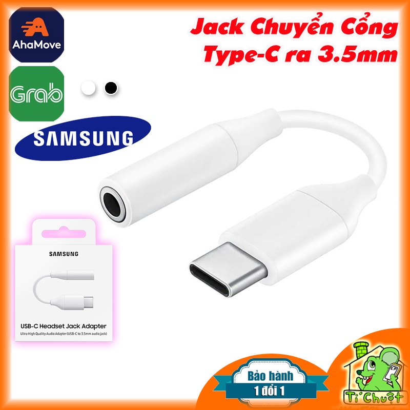 Jack Chuyển Tai Nghe Samsung Từ Cổng Type-C ra 3.5mm có chip DAC
