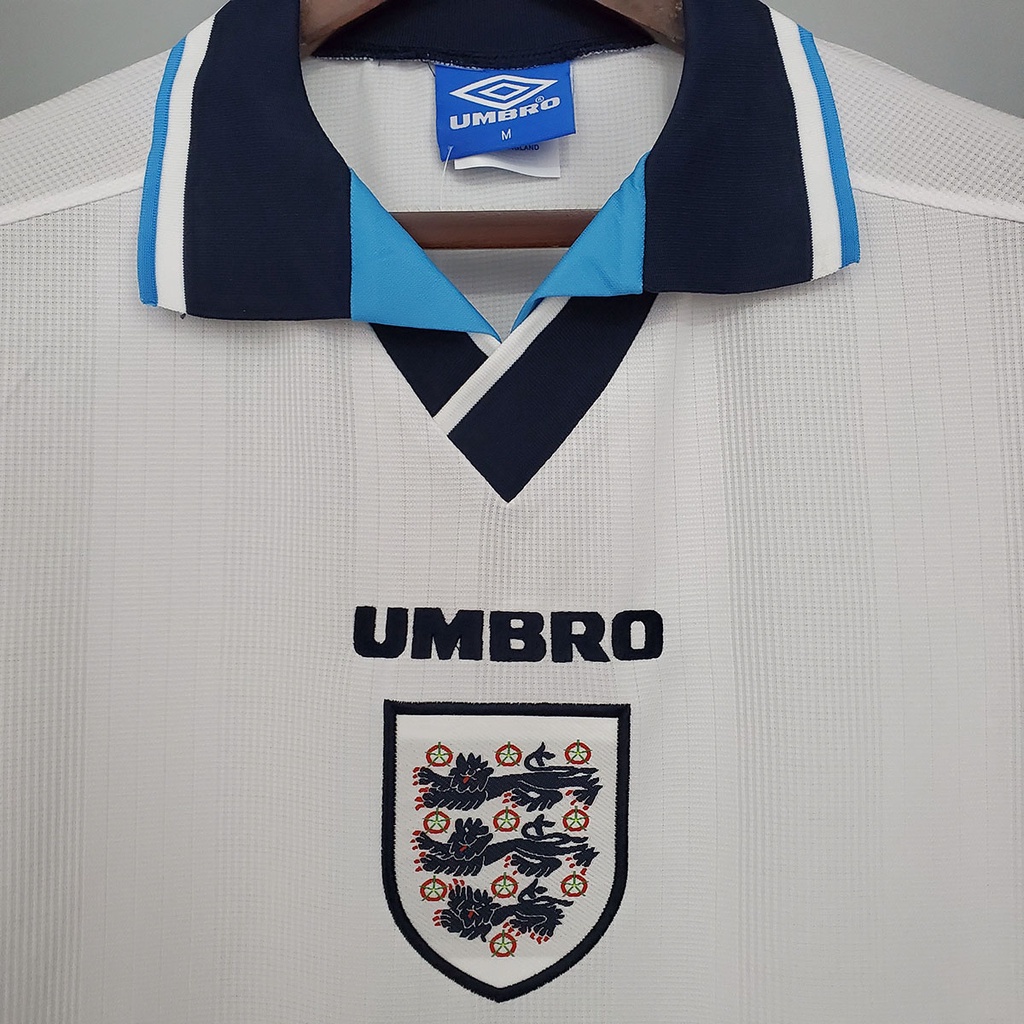 Áo Bóng Đá Đội Tuyển 96 ENG Home Away Phong Cách Retro