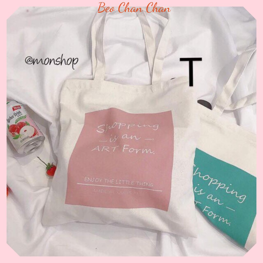 TÚI TOTE TÚI TOTE PASTEL VINTAGE ULZZANG