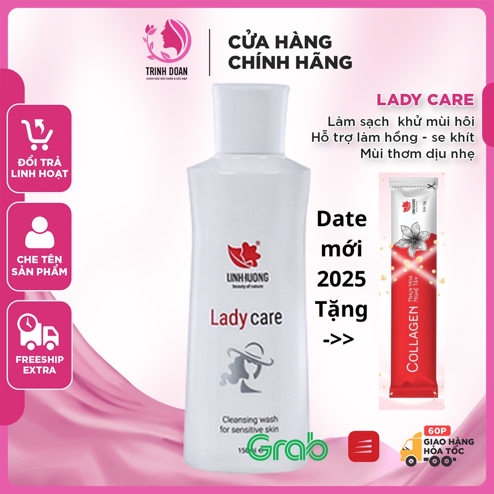 Dung Dịch Vệ Sinh Phụ Nữ Gel Phụ Khoa Lady Care Linh Hương Cao Cấp