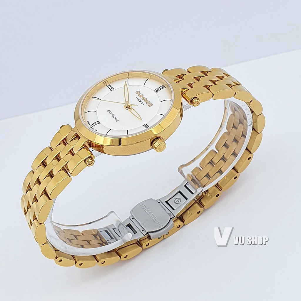 Đồng hồ nữ Sunrise 2217SB - Chính hãng, Chống trầy