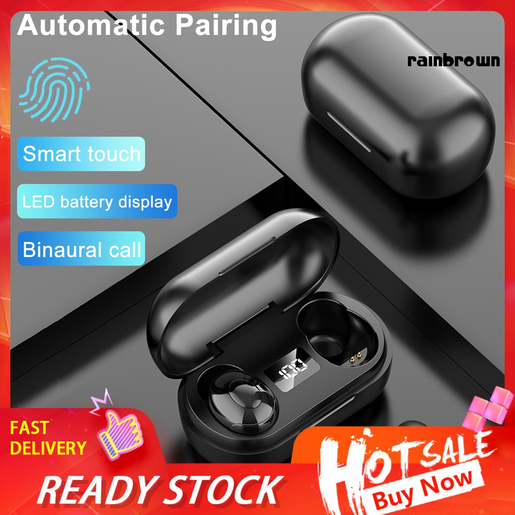 Tai Nghe Nhét Tai Thể Thao Thông Minh Bluetooth 5.0 9d / Rej / T8 Tws