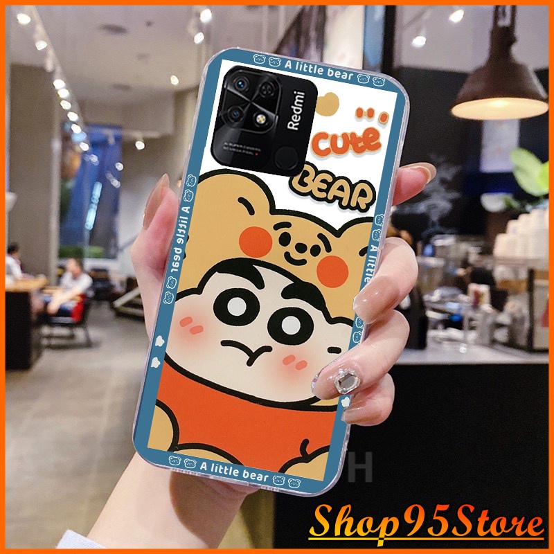 Ốp Redmi 10C - Redmi 10C Redmi 10A Poco C40 in hình Rick cute ngộ nghĩnh