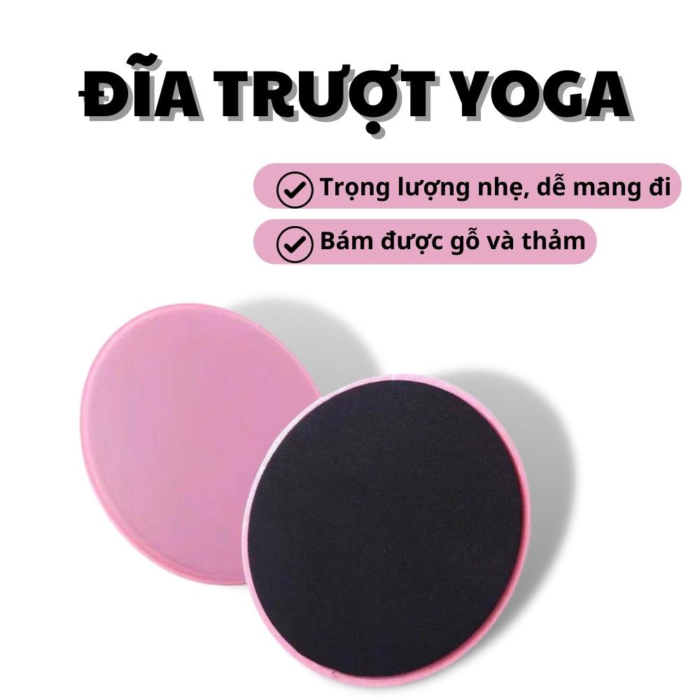 Đĩa Trượt Tập Thể Dục Tại Nhà Chất Liệu Nhựa Abs Bền Thiết Kế An Toàn Gọn Nhẹ Dễ Mang Theo