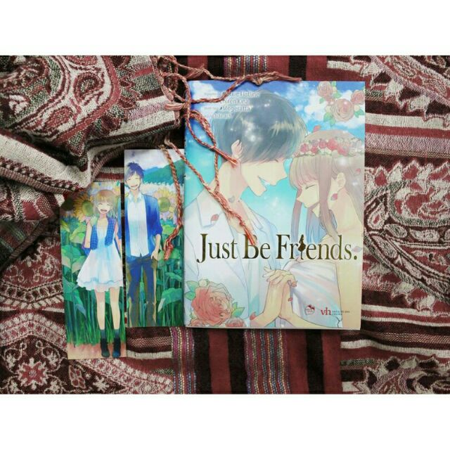 Sách - Just Be Friends - Light Novel + Tặng Kèm 2 Bookmark và 1 Poster