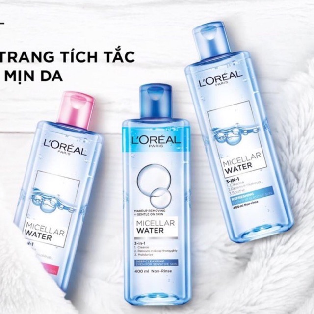 Nước Tẩy Trang LOreal tặng kèm chai 95ml