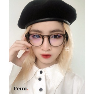 Gọng kính cận tròn Femi Emma chính hãng mắt kính chống tia UV