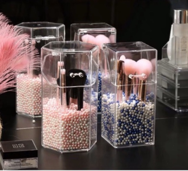 [Hàng có sẵn] - Hộp đựng cọ trang điểm lục giác | BigBuy360 - bigbuy360.vn