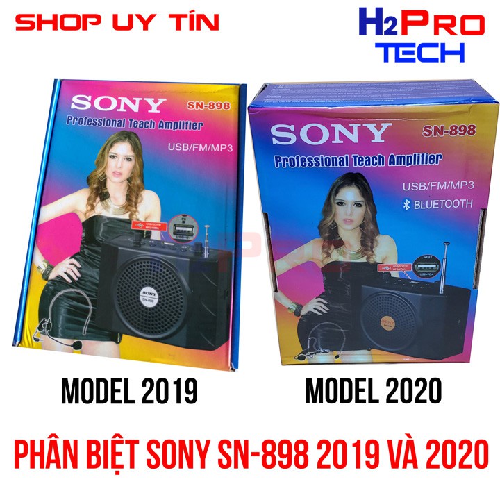 Loa Sony SN-898 bluetooth, chuyên trợ giảng, bẫy chim, âm lượng lớn, Pin kép