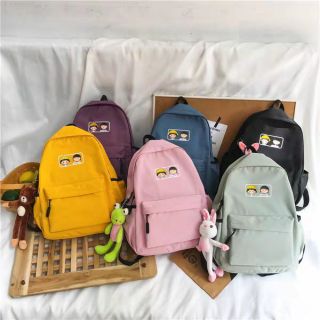 [Tặng kèm móc gấu ullzang] Balo ULZZANG maruko siêu cute