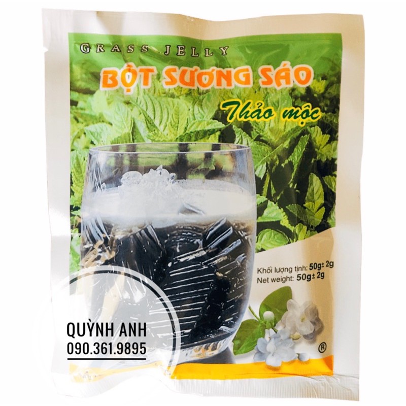 10 gói Bột sương sáo thảo mộc đen/ trắng (gói 50gr)