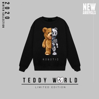 [HOT] BST Áo Sweater nỉ đôi in hình Gấu cực chất giá tốt nhất
