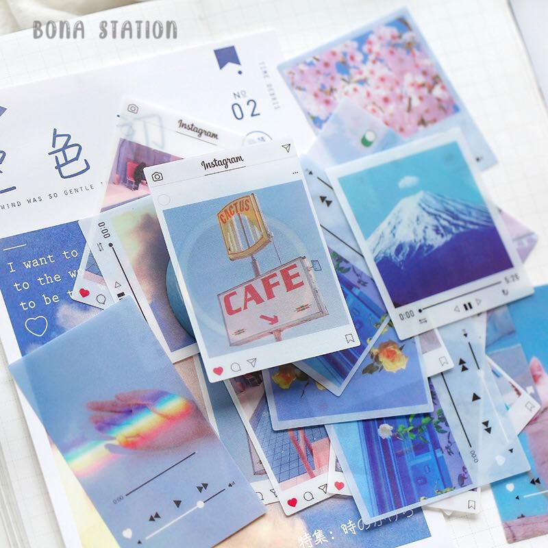 Bộ 40 sticker film Mảnh vỡ thời quang | BSB078