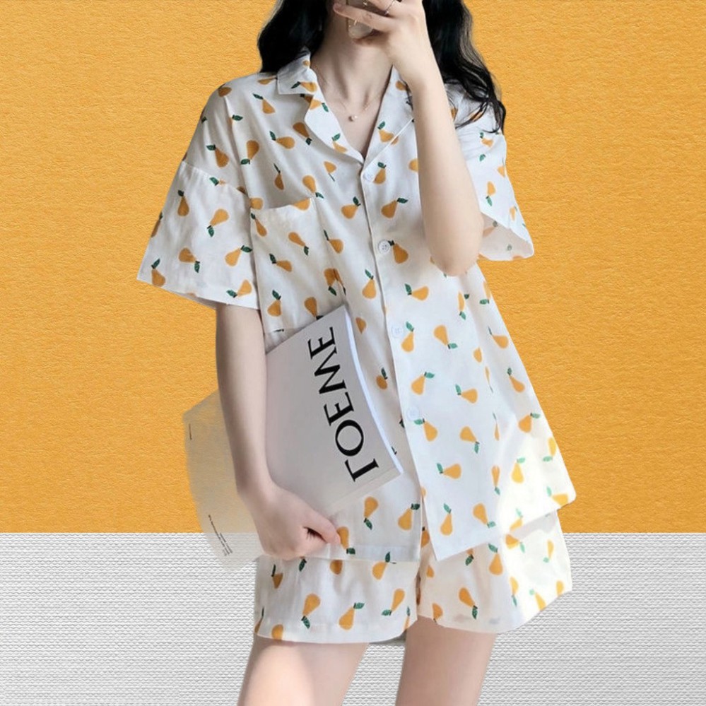KĐ-13 Bộ Pijama Nữ HOA QUẢ NGẮN VÀ DÀI - Chất Kate | BigBuy360 - bigbuy360.vn