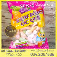 Combo 4 Kẹo kem bông ốc quế thơm ngọt vỏ kem giòn giòn ngon ngon...