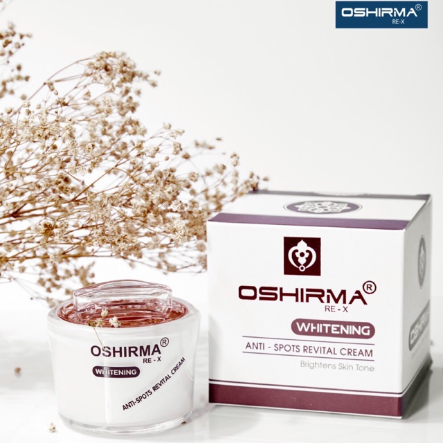 Kem nén dưỡng trắng mờ thâm nám Oshirma Re X 18gr