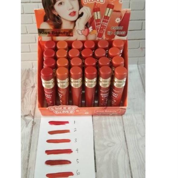 (Hàng Mới Về) Set 6 Son Kem Lì Kiss Mee / Sweet Time Kiss Beauty | BigBuy360 - bigbuy360.vn
