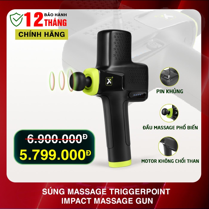 Súng Massage Cao Cấp TriggerPoint Impact Massage Gun