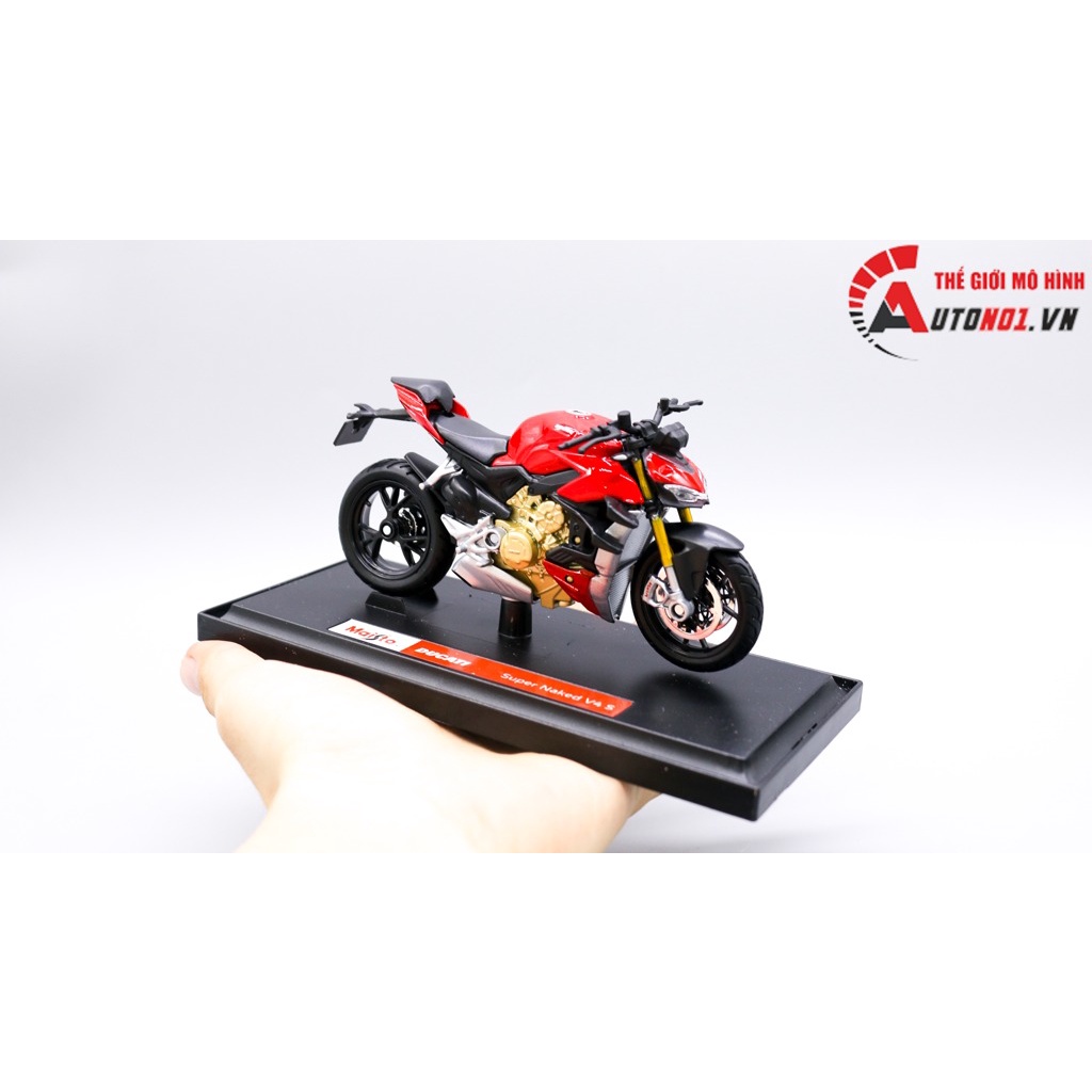 MÔ HÌNH XE DUCATI SUPER NAKED V4 S 1:18 MAISTO 7799