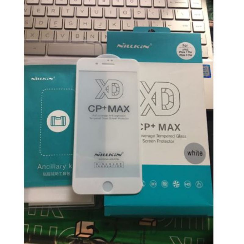 Kính cường lực Nillkin XD CP+ Max cho iPhone 7/ iPhone 8/ iPhone SE 2020 Full màn hình Chính hãng