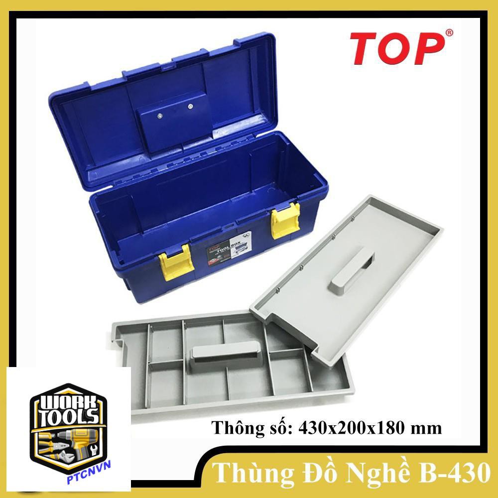  Thùng đựng đồ nghề bằng nhựa Top B430{AYUMI}