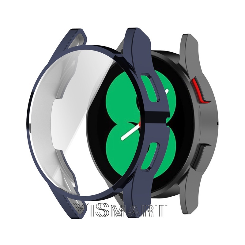 Bảo Vệ Khung Viền Tpu Mềm Mạ Điện Bảo Vệ Màn Hình Cho Samsung Galaxy Watch 4 44mm 40mm