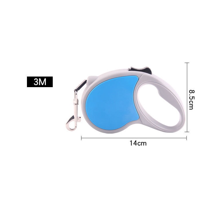 DÂY DẮT CHÓ MÈO ĐI DẠO RÚT TỰ ĐỘNG - DÀI 3 M