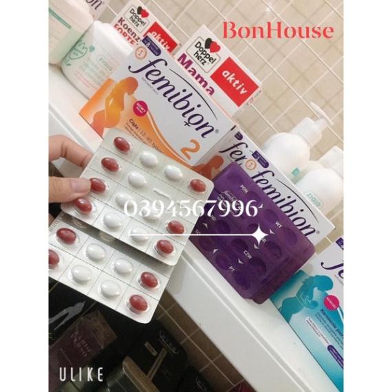 1 vỉ Femibion số 2 uống 1 tuần