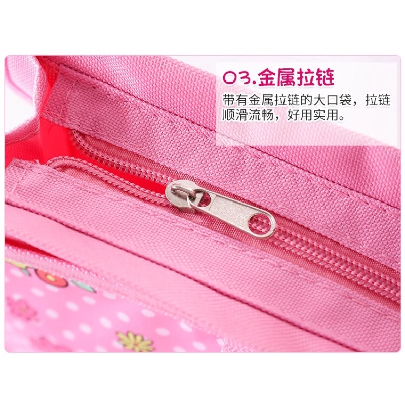 Cặp học thêm cho bé trai, gái chất liệu vải Oxford 600D siêu hót