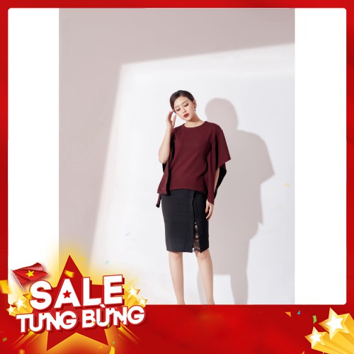 -Hàng nhập khẩu  Chân váy S.PEARL dáng bút chì xẻ trước - 7MF6882003 Liên hệ mua hàng  084.209.1989