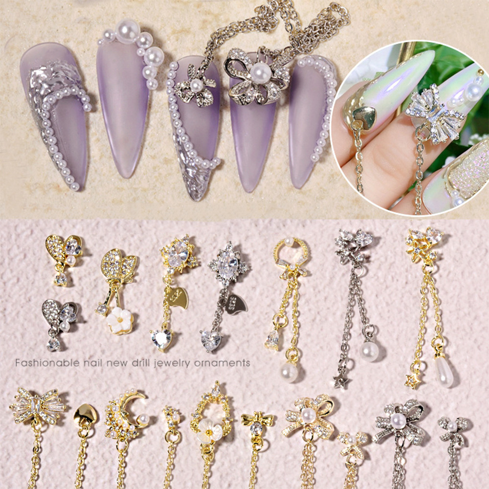 Phụ Kiện Trang Trí Móng Tay Hình Bướm 3D Diy