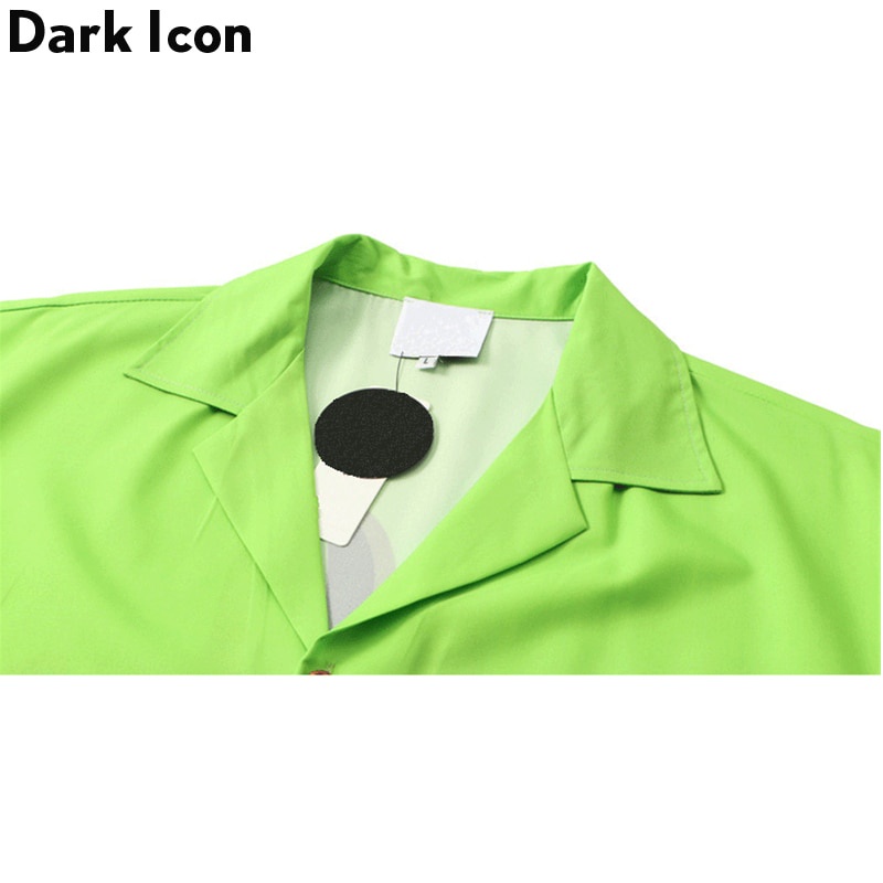 Áo sơ mi nam tay ngắn cổ bẻ màu sắc hiện đại phong cách năng động