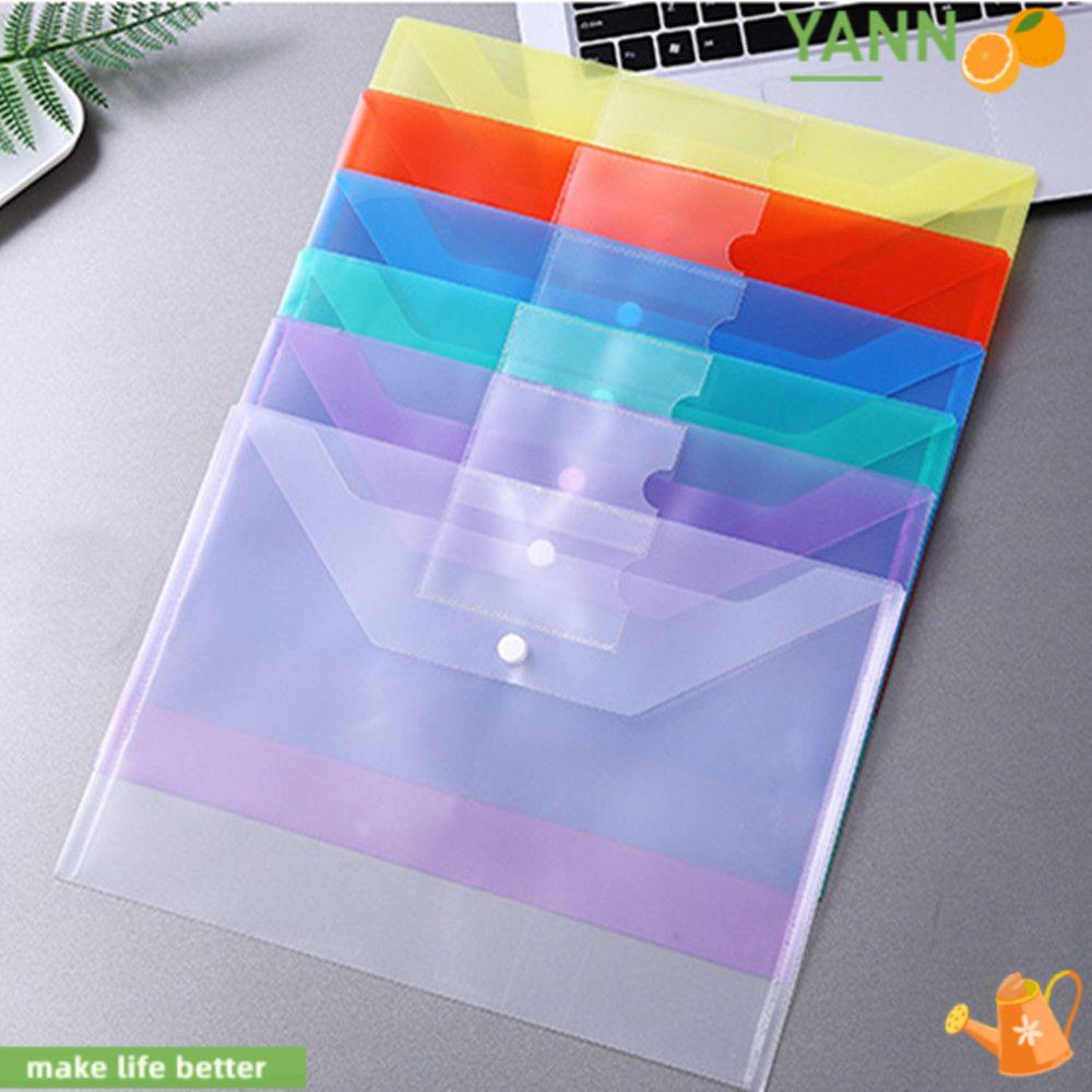 Túi Nhựa Trong Suốt Đựng Tài Liệu 1 Ngăn Tiện Dụng Cho Văn Phòng