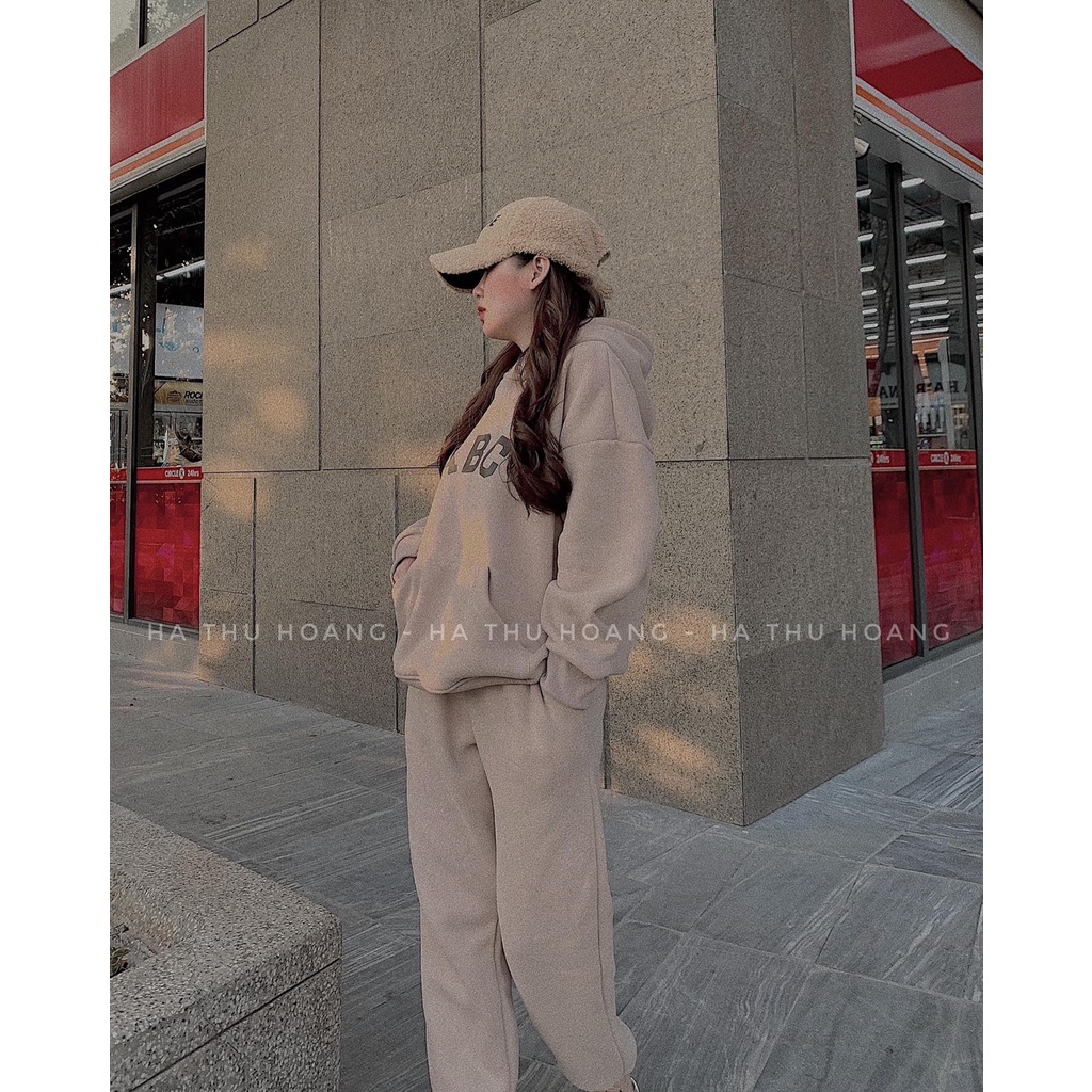 [FREESHIP ĐƠN TỪ 50K] Sét Bộ Hoodie ABC nỉ cottong chất đẹp siêu hot