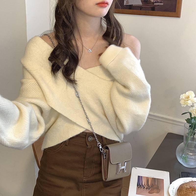 Áo Bo Tăm Choker Vạt Chéo