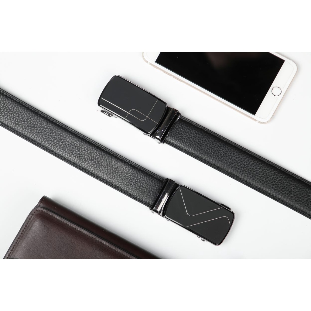 Thắt lưng nam FTTLeather dây da bò thật cao cấp mã DF2204