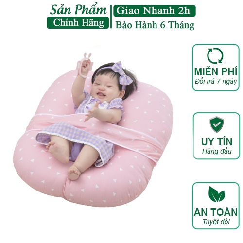 Gối ngủ đệm ngủ chống trào ngược cho bé ( Size 82cmx70cm)