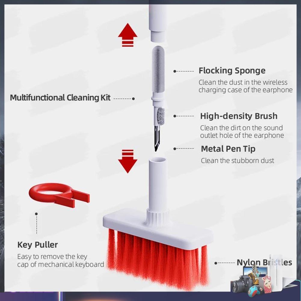 Dụng cụ vệ sinh bàn phím máy tính 3 trong 1 đa năng