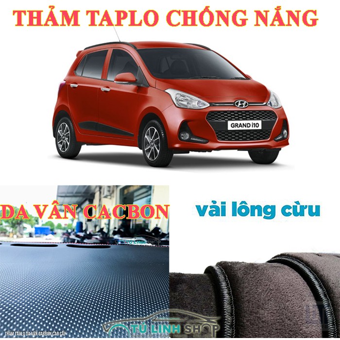 Thảm taplo Hyundai GRAND I10, Creta, Sonata, Tucson, Avante, Kona, STARGAZER chính hãng MINCAR hoặc bằng nhung, Da vân c | BigBuy360 - bigbuy360.vn