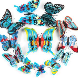 Bộ 12 bướm 3D 4 cánh