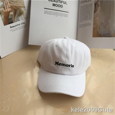 □✗Four Seasons Letters Solid Color Baseball Cap Female Personality American Retro Soft Top Japanese Sun Visor for Men and Women tide