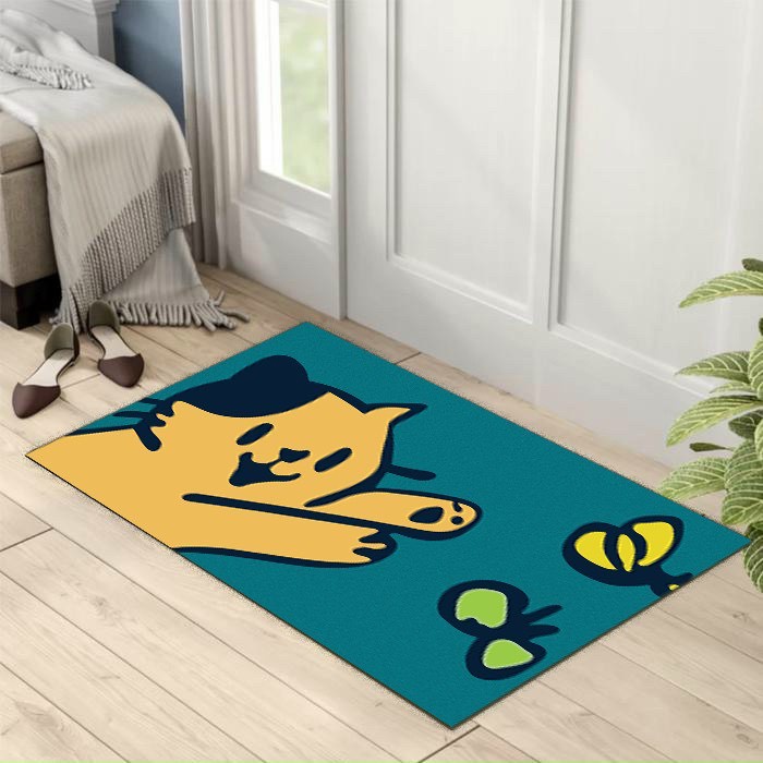 Thảm lau chân 3D kích thước 40 x 60 cm, thảm bếp chống trơn trượt Giá Rẻ (giao ngâu nhiên)
