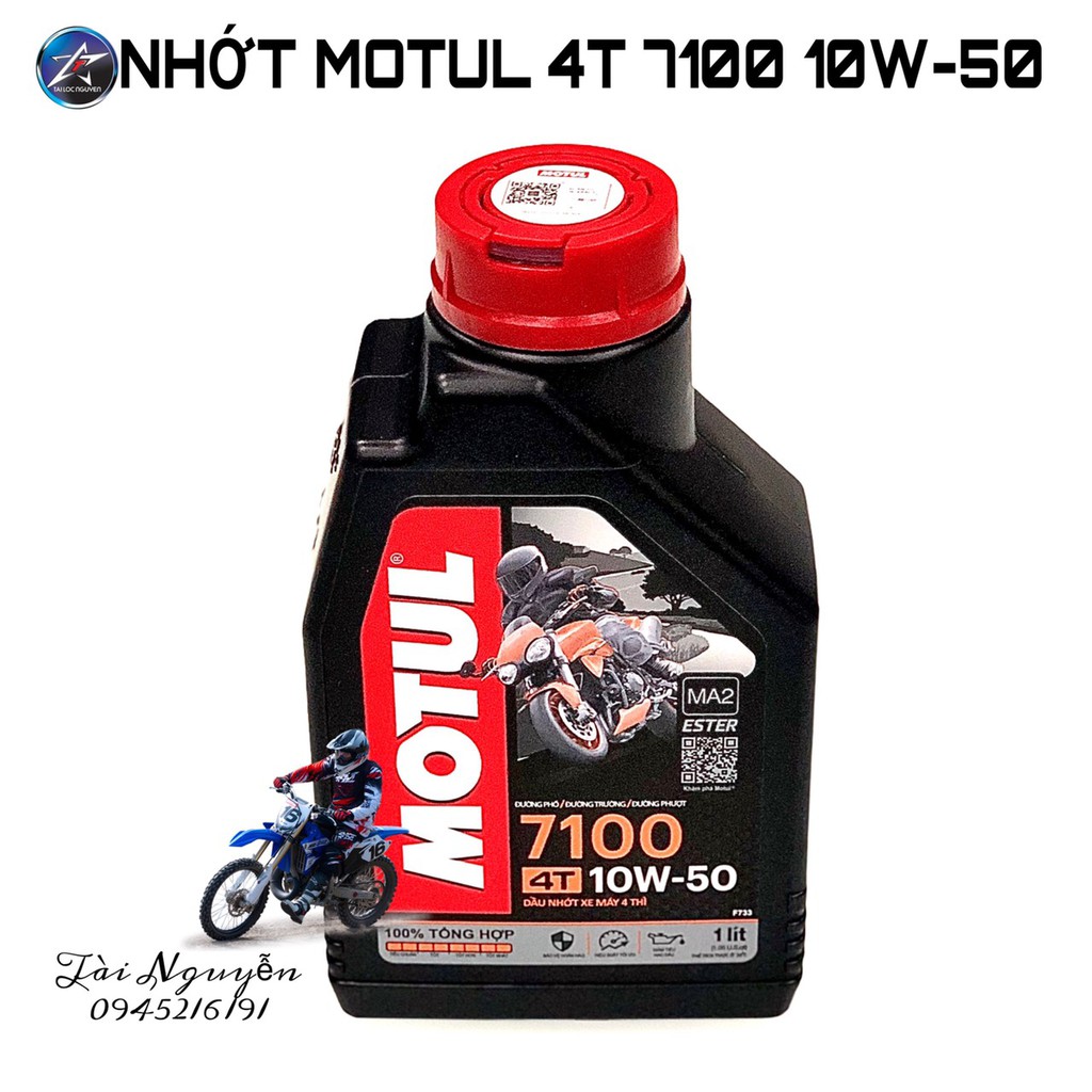 NHỚT XE SỐ, XE GA MOTUL 7100 10W50 100% TỔNG HỢP