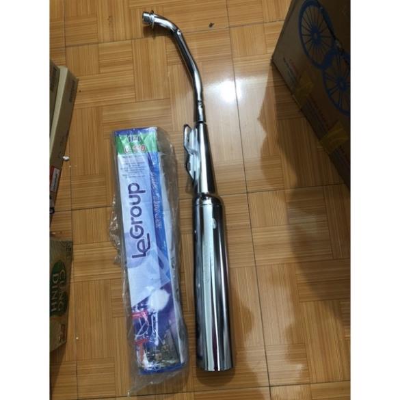 Ống Xả Super Dày Đẹp Xe Wave Alpha 50, Wave Alpha 100, Wave ZX, Wave Thái 110