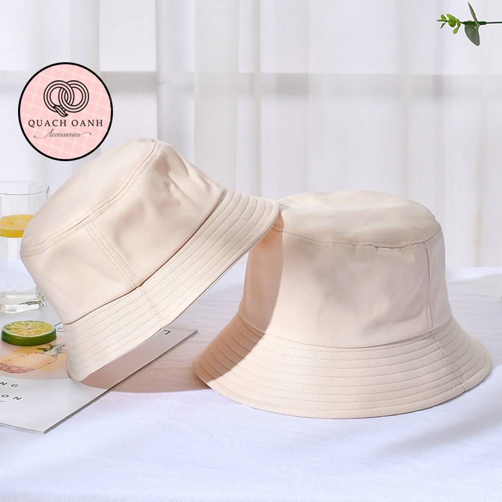[Mã SKAMCLU8 giảm 10% cho đơn từ 100K] Mũ bucket tai bèo trơn unisex – MU24