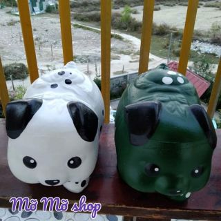Heo đất cún con - heo đất handmade