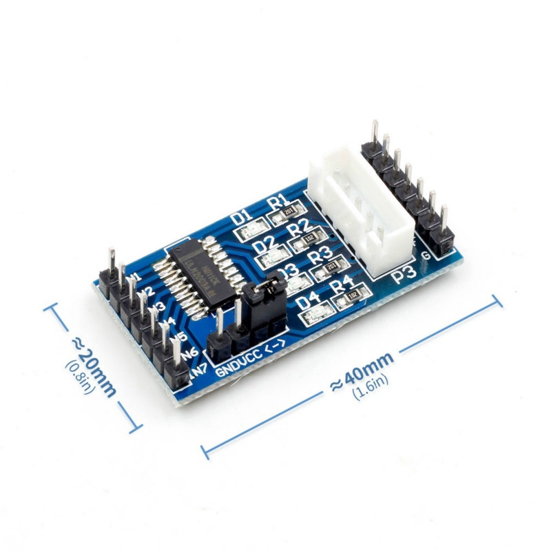 Bảng Mạch Điều Khiển Động Cơ Bước Uln2003 Cho Arduino