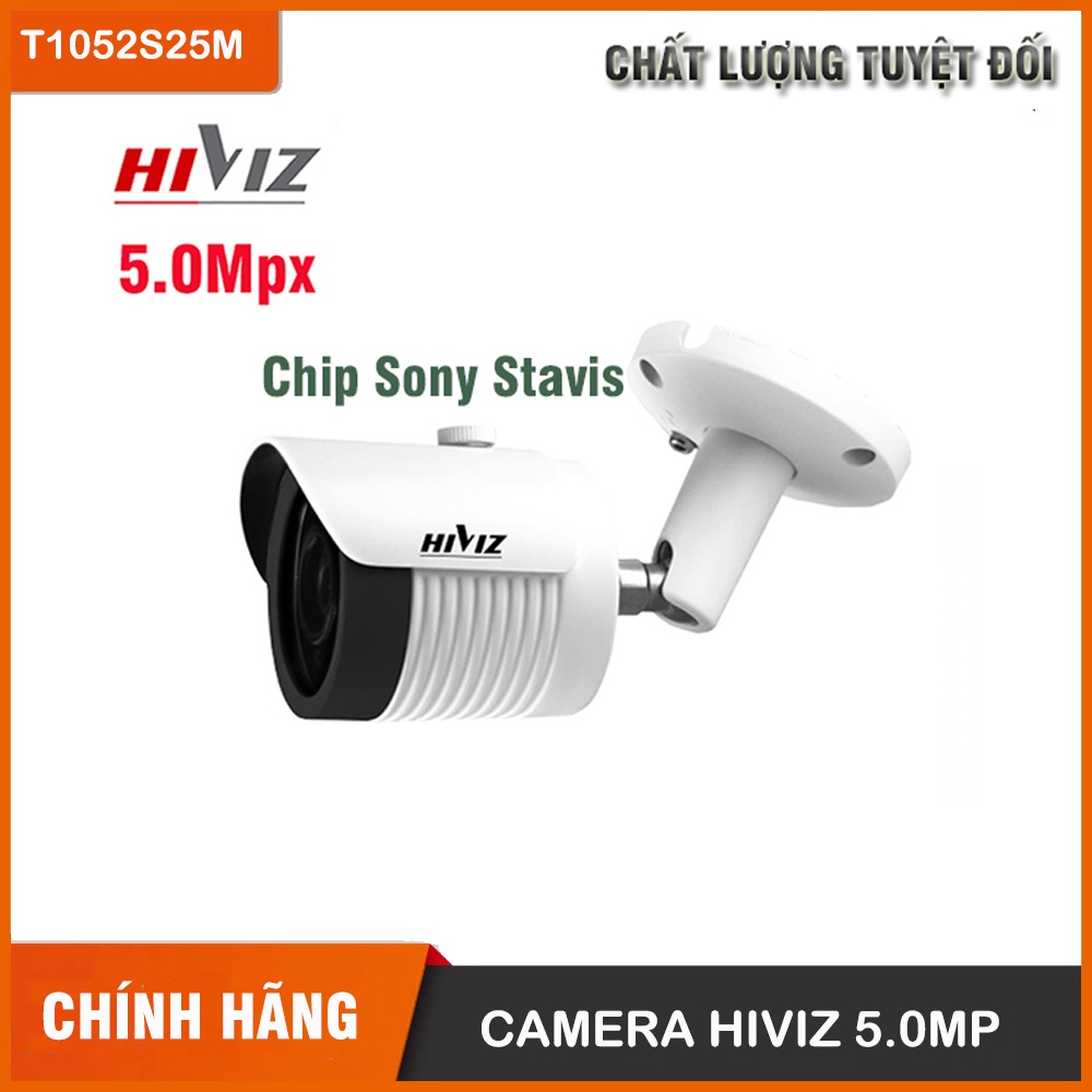 Camera HIKVISION HD-TVI 5MP (2K) DS-2CE16H0T-ITPFS Tích Hợp Mic/ Camera Hiviz 5mp T1052S25M - Chính Hãng