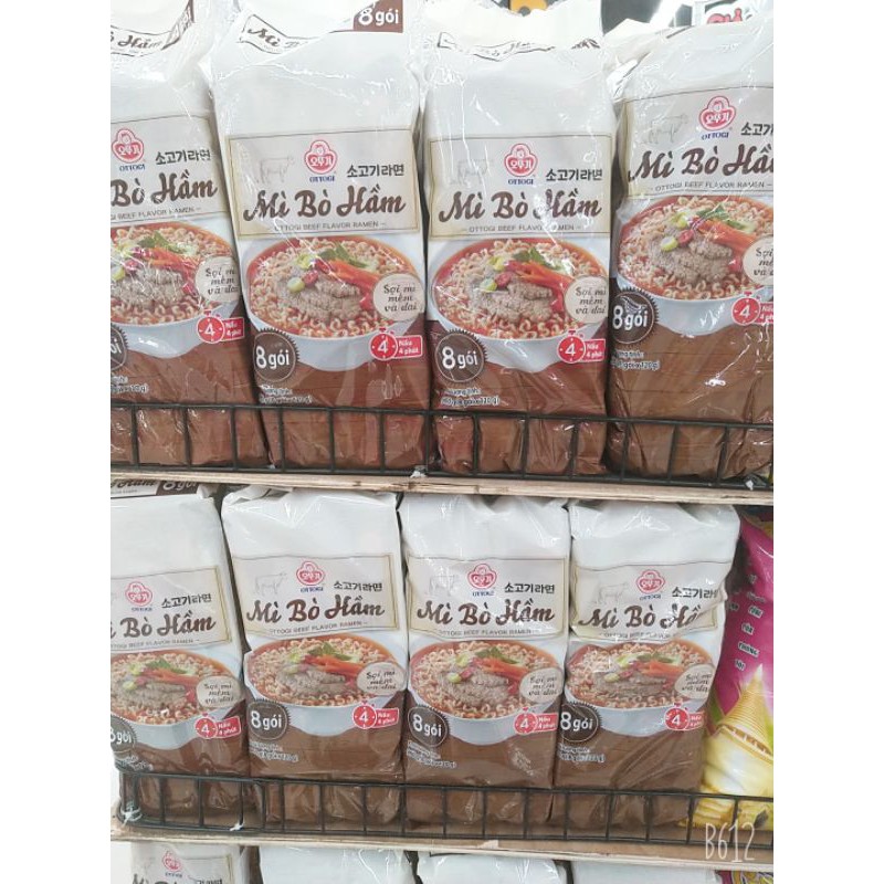 OTTOGI MÌ BÒ HẦM LỐC 8 GÓI