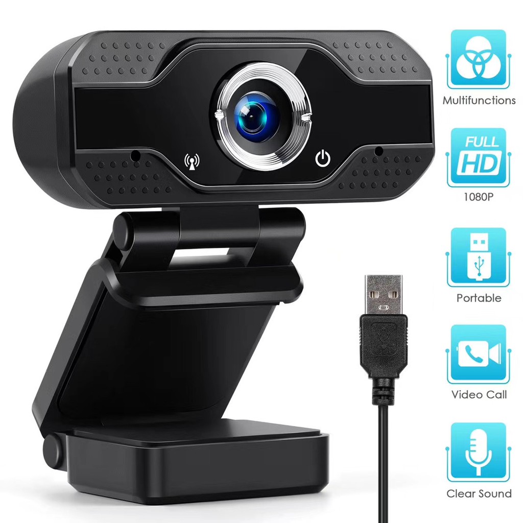 Webcam Full HD 1080P V8 có mic | BigBuy360 - bigbuy360.vn